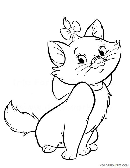 Aristocats Coloring Pages Cartoons Free Aristocats Printable 2020 0636 Coloring4free