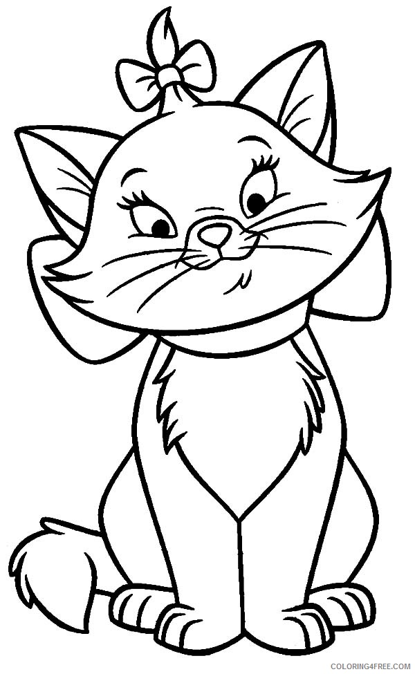 Aristocats Coloring Pages Cartoons Printable Aristocats Printable 2020 0639 Coloring4free