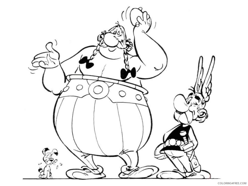 Asterix and Obelix Coloring Pages Cartoons Asterix and Obelix 11 Printable 2020 0668 Coloring4free