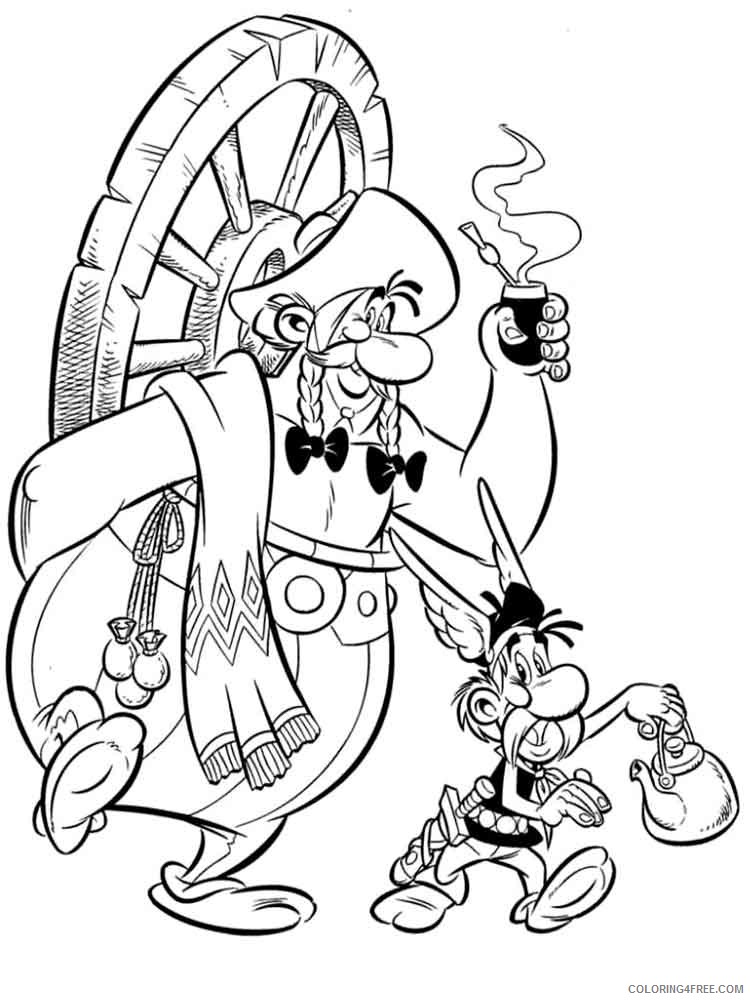 Asterix and Obelix Coloring Pages Cartoons Asterix and Obelix 21 Printable 2020 0674 Coloring4free