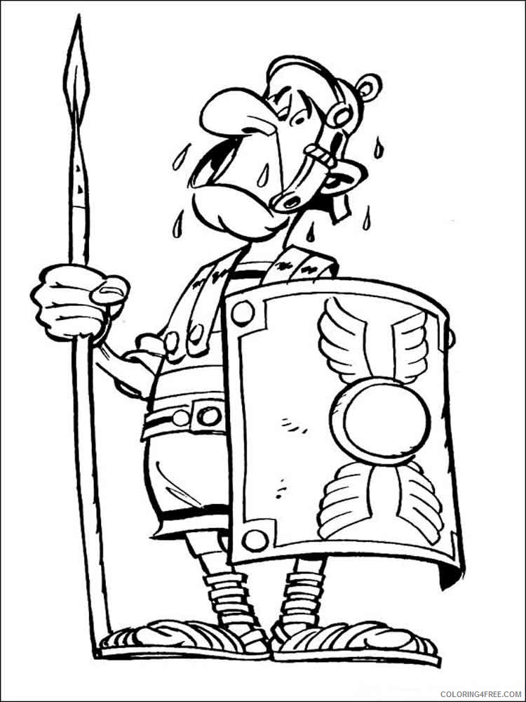Asterix and Obelix Coloring Pages Cartoons Asterix and Obelix 9 Printable 2020 0682 Coloring4free
