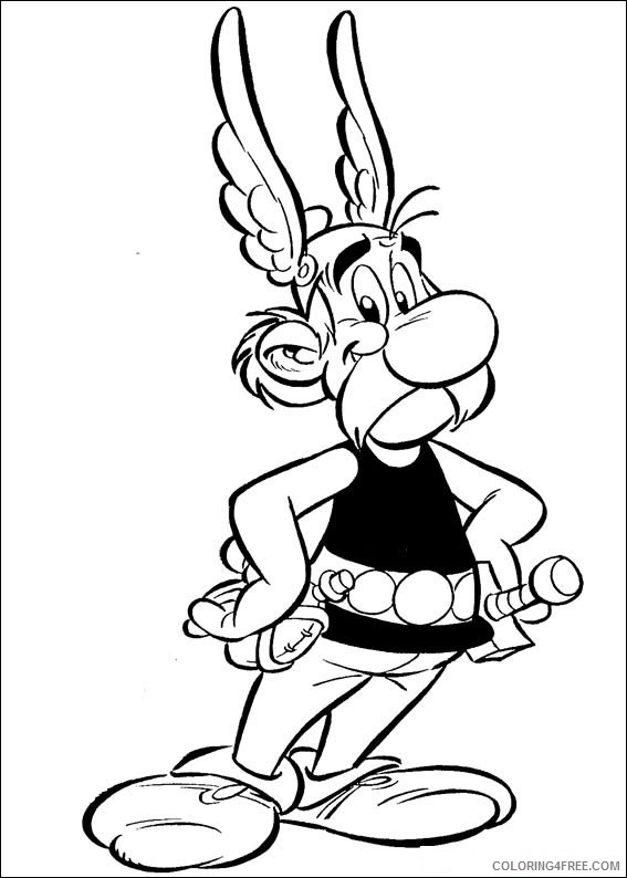 Asterix and Obelix Coloring Pages Cartoons Printable 2020 0650 Coloring4free