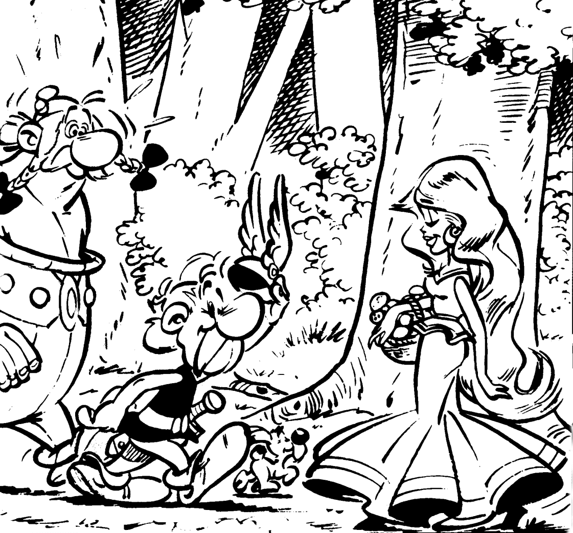 Asterix and Obelix Coloring Pages Cartoons asterix and obelix 2 Printable 2020 0672 Coloring4free