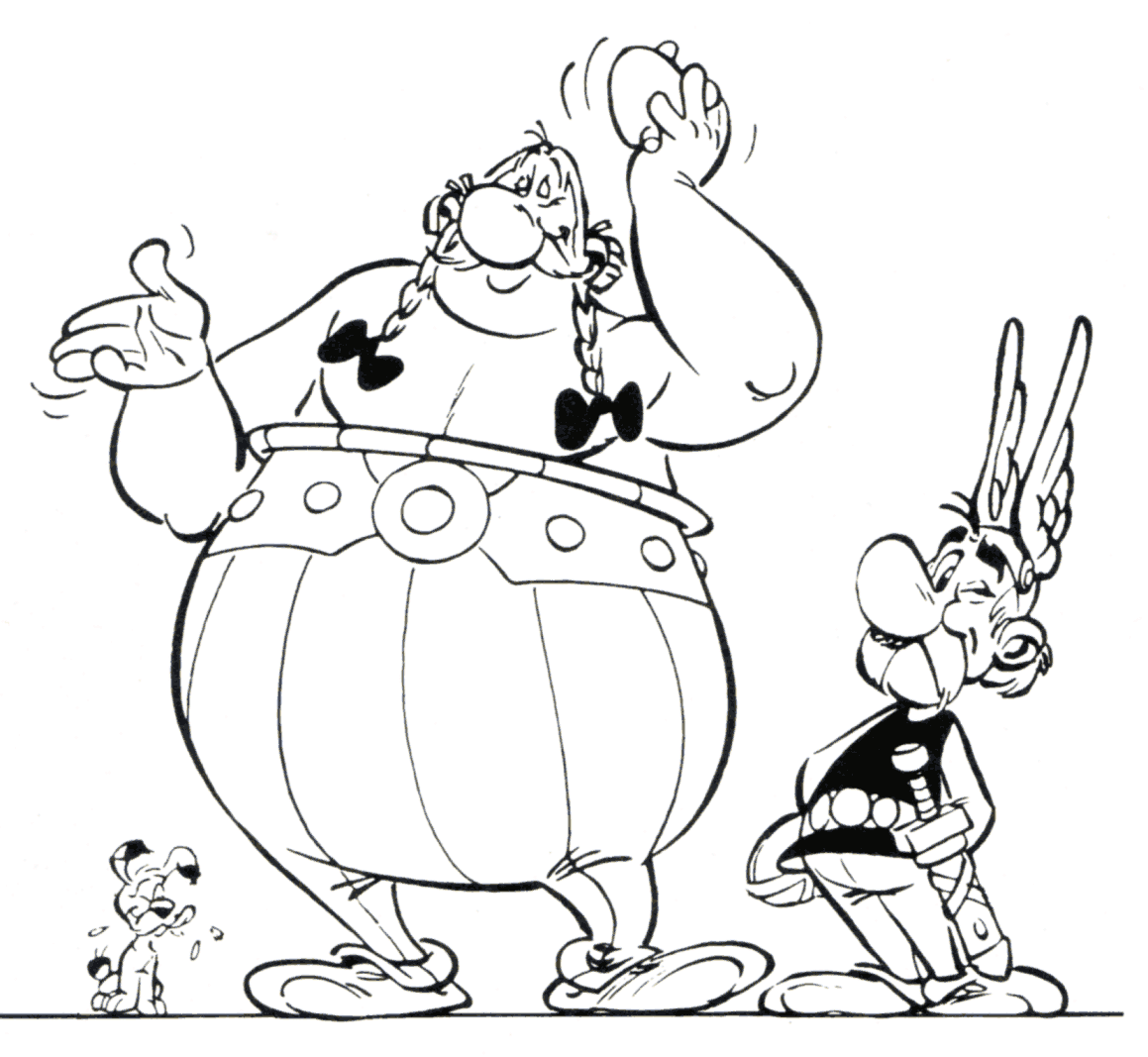 Asterix and Obelix Coloring Pages Cartoons asterix and obelix 5 Printable 2020 0678 Coloring4free