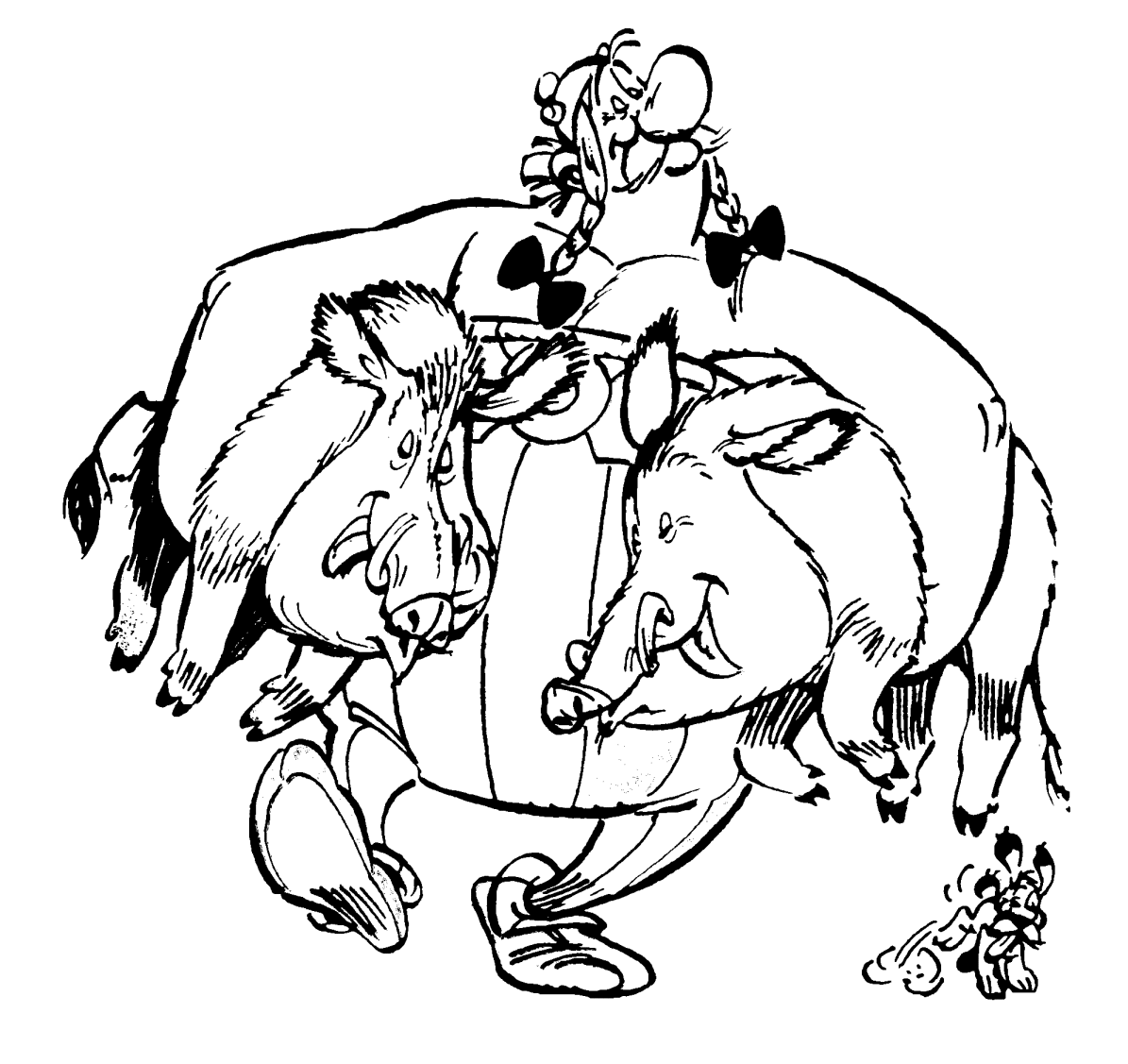 Asterix and Obelix Coloring Pages Cartoons asterix und obelix Printable 2020 0694 Coloring4free