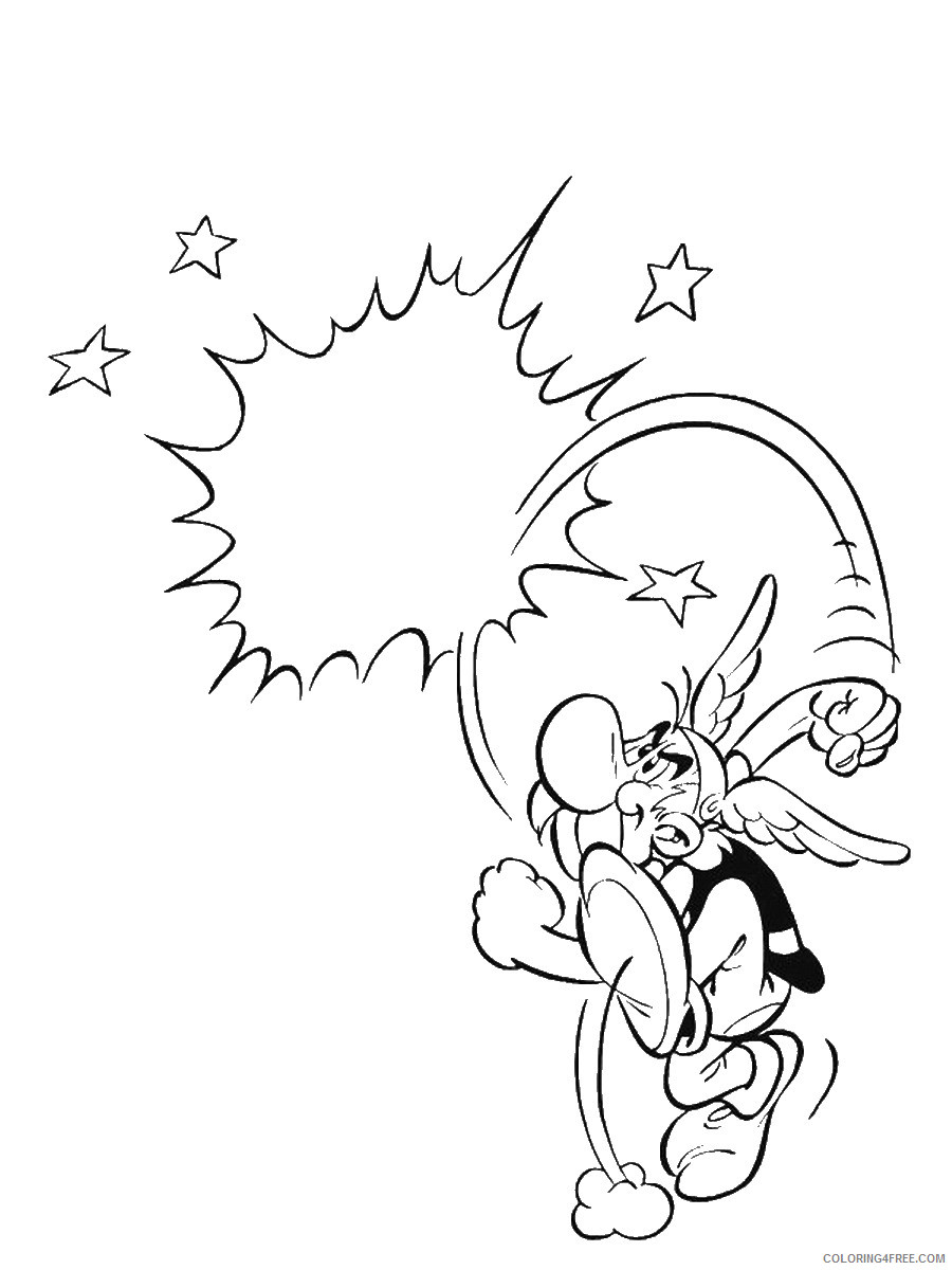 Asterix and Obelix Coloring Pages Cartoons asterix_cl_10 Printable 2020 0659 Coloring4free