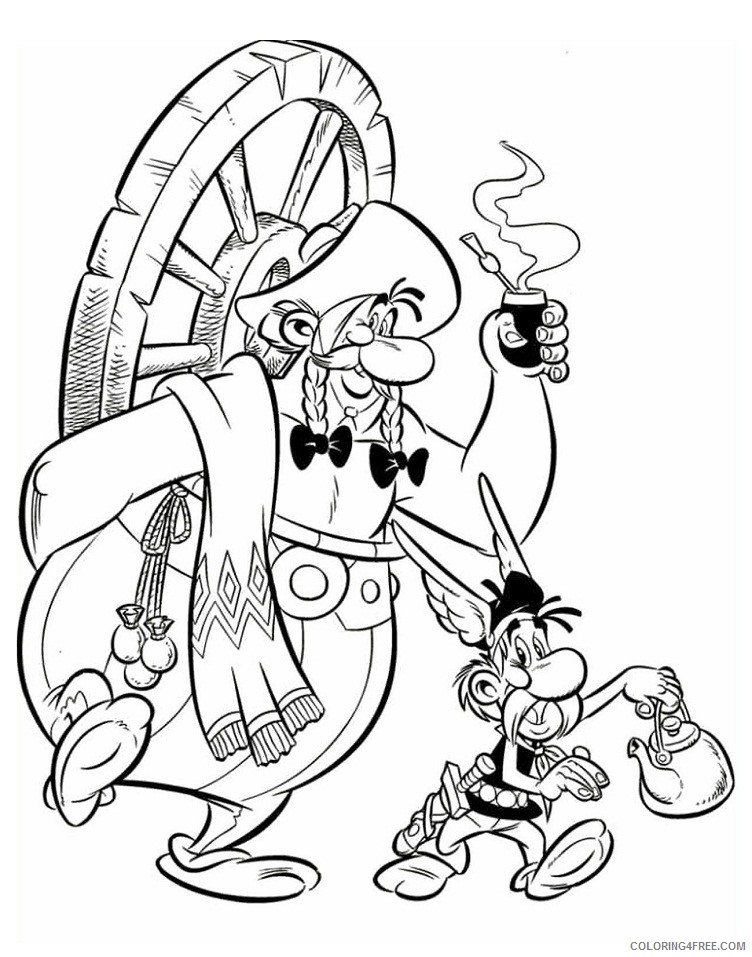 Asterix and Obelix Coloring Pages Cartoons for kids Printable 2020 0652 Coloring4free