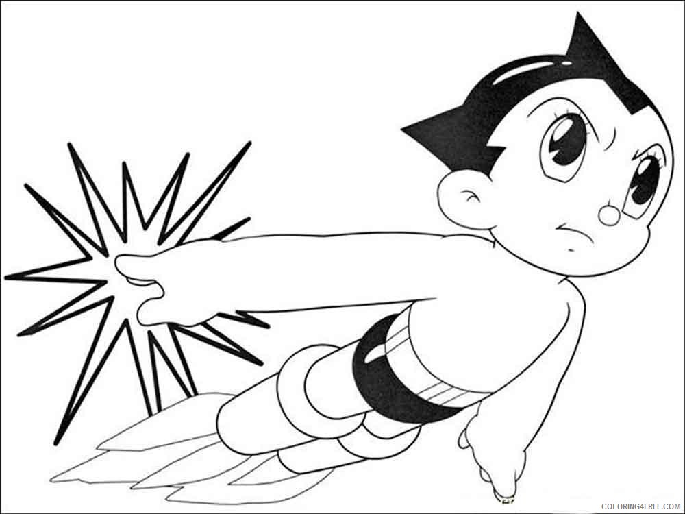 Astro Boy Coloring Pages Cartoons Astro Boy 7 Printable 2020 0732 Coloring4free