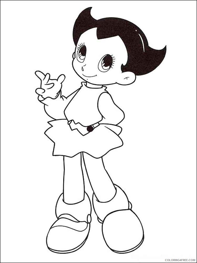 Astro Boy Coloring Pages Cartoons Astro Boy 9 Printable 2020 0734 Coloring4free