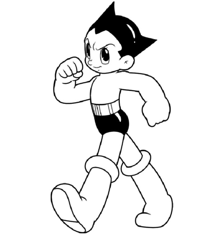 Astro Boy Coloring Pages Cartoons astro boy Jy4tz Printable 2020 0716 Coloring4free