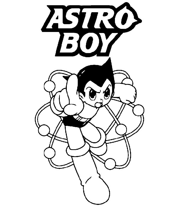Astro Boy Coloring Pages Cartoons astro boy xvVuK Printable 2020 0720 Coloring4free