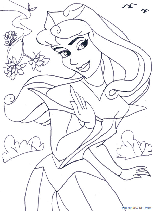 Aurora Coloring Pages Cartoons Aurora Disney Princess Printable 2020 0840 Coloring4free