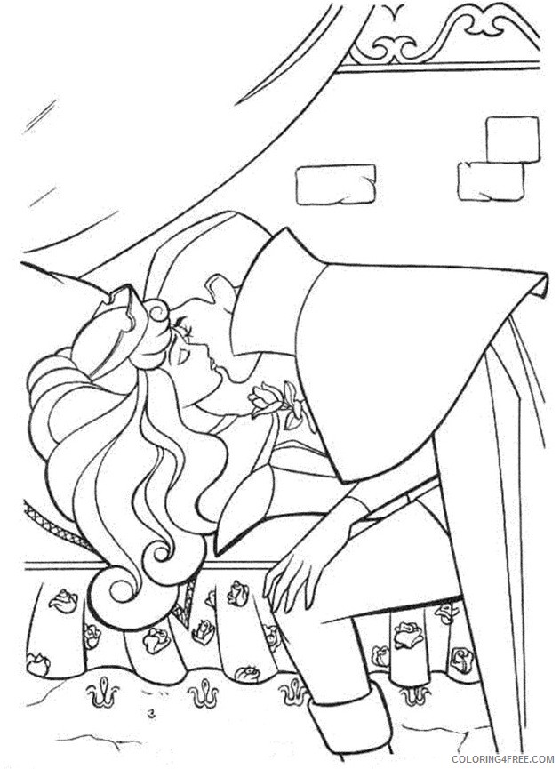 Aurora Coloring Pages Cartoons Princess Aurora and Prince Phillip Printable 2020 0856 Coloring4free