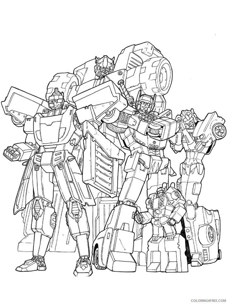 Autobot Coloring Pages Cartoons autobot for boys 1 Printable 2020 0866 Coloring4free