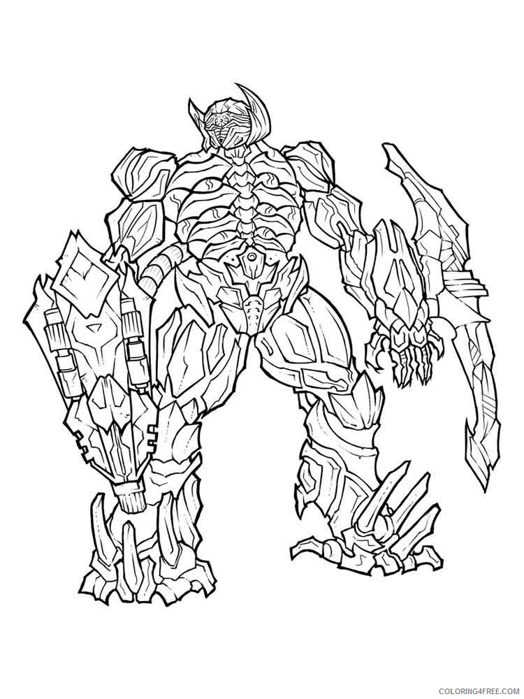 Autobot Coloring Pages Cartoons autobot for boys 11 Printable 2020 0867 Coloring4free