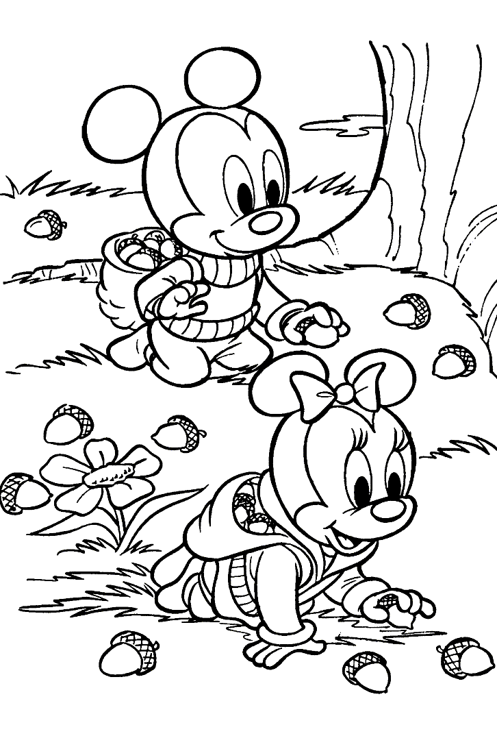Baby Disney Coloring Pages Cartoons baby 1 Printable 2020 0884 Coloring4free