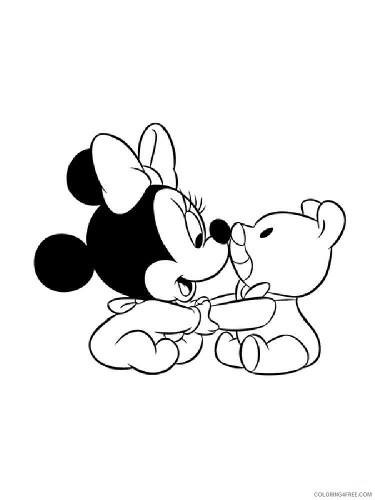 Baby Disney Coloring Pages Cartoons baby disney 1 Printable 2020 0889 Coloring4free