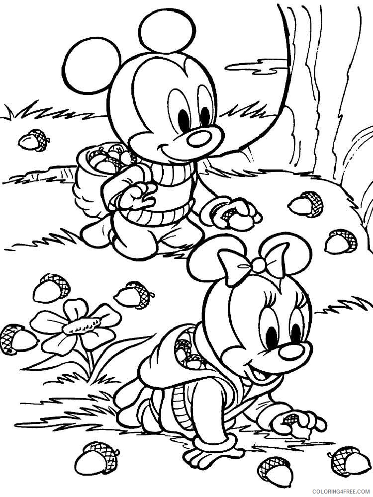 Baby Disney Coloring Pages Cartoons baby disney 11 Printable 2020 0891 Coloring4free