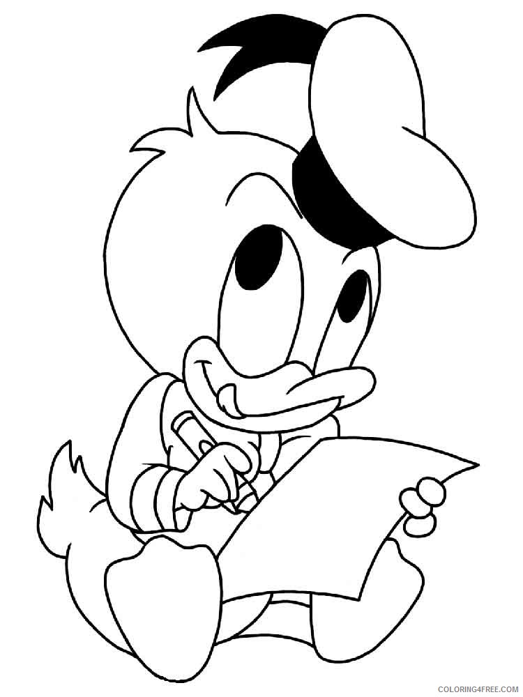 Baby Disney Coloring Pages Cartoons baby disney 17 Printable 2020 0895 Coloring4free