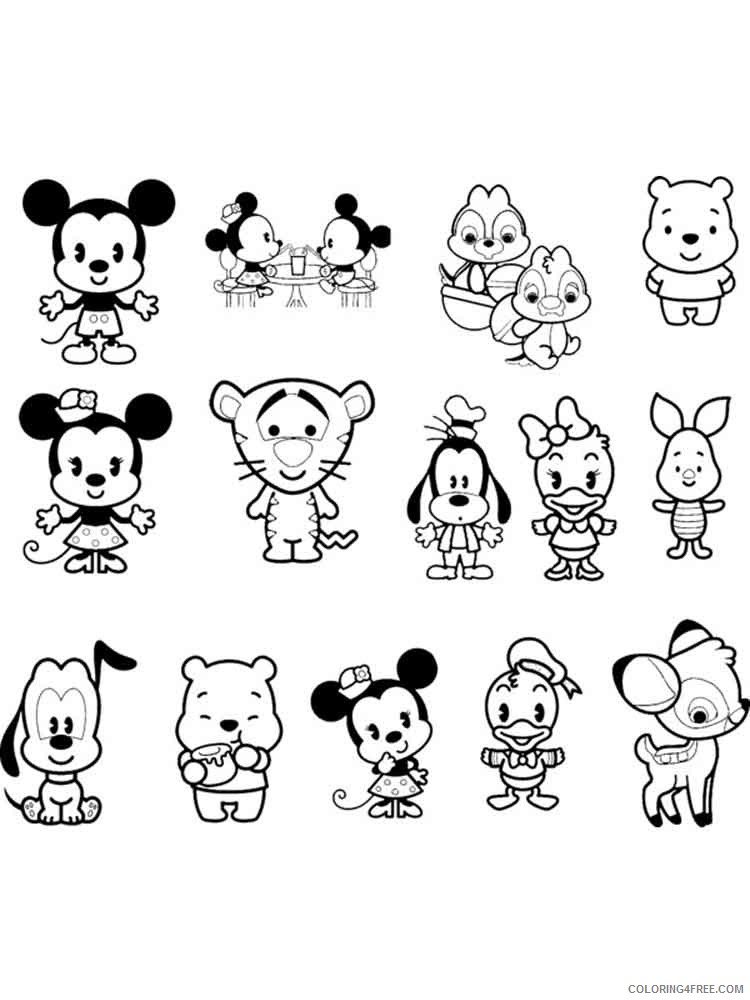 Baby Disney Coloring Pages Cartoons baby disney 24 Printable 2020 0900 Coloring4free