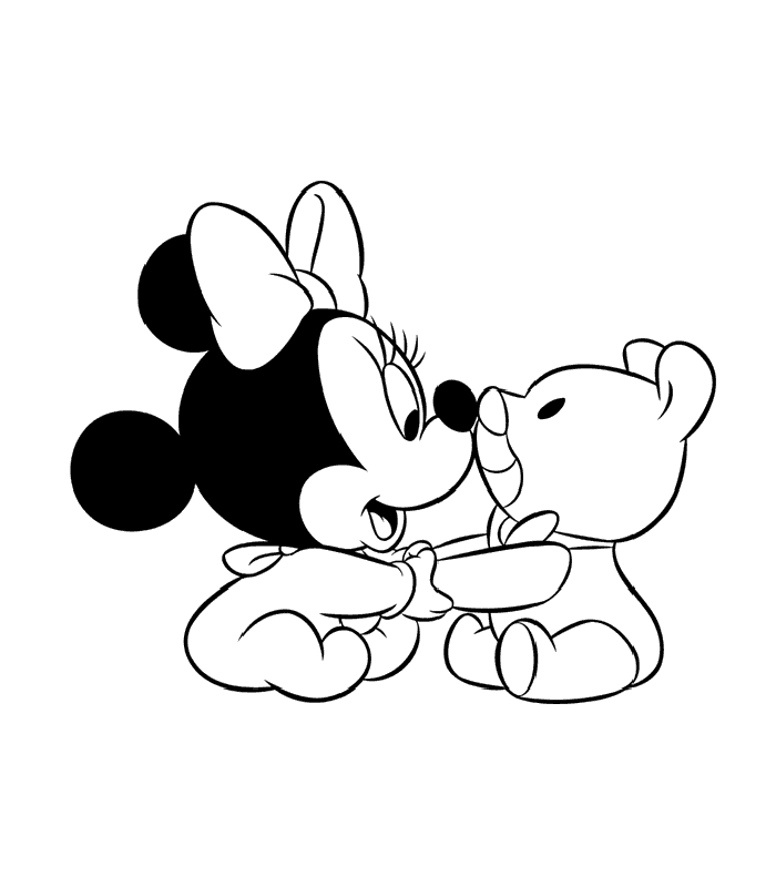 Baby Disney Coloring Pages Cartoons baby disney 6 Printable 2020 0909 Coloring4free