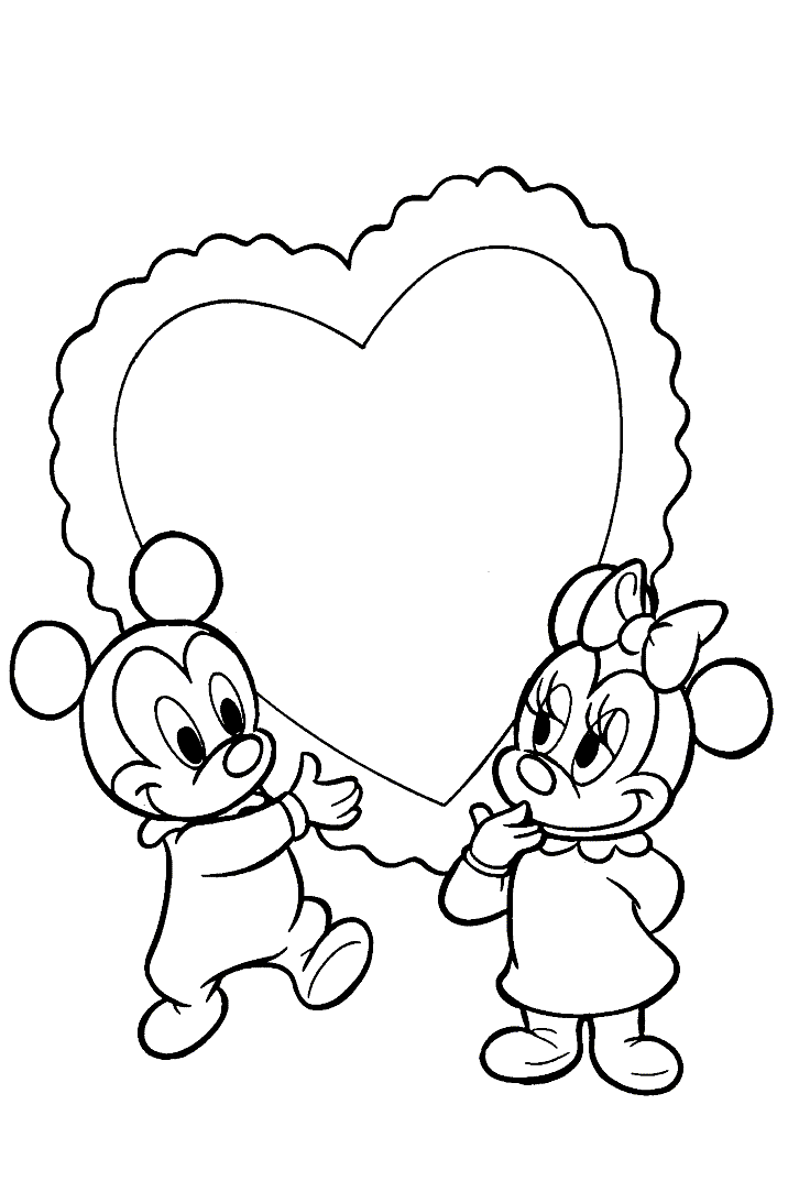Baby Disney Coloring Pages Cartoons baby disney 7 Printable 2020 0910 Coloring4free