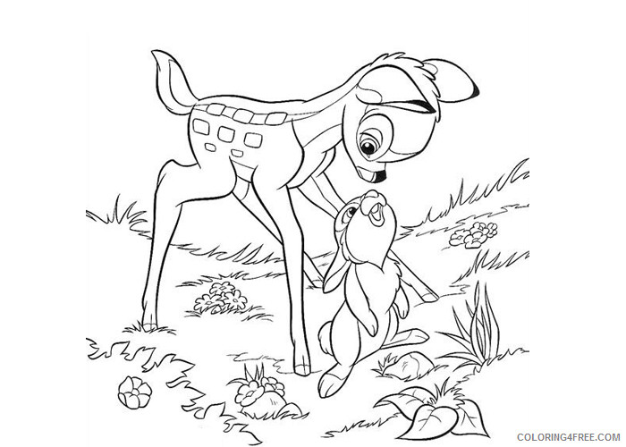 Bambi Coloring Pages Cartoons Bambi 2 Printable 2020 0984 Coloring4free