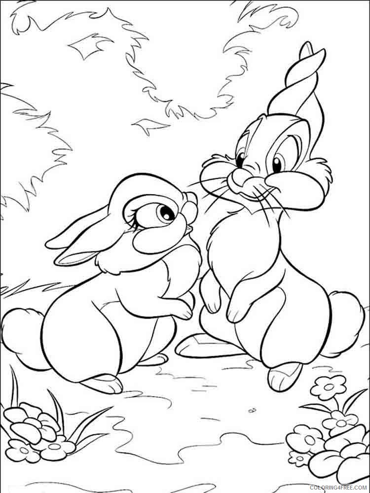 Bambi Coloring Pages Cartoons bambi 20 Printable 2020 0997 Coloring4free