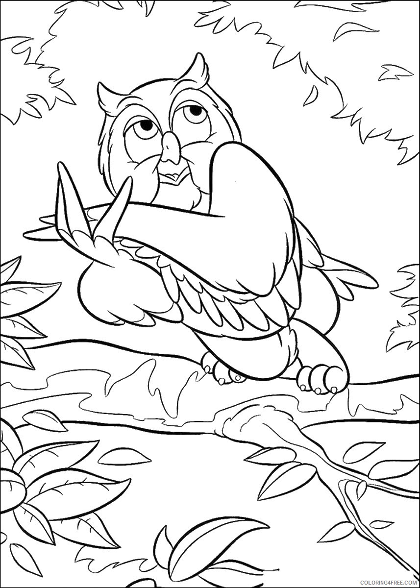 Bambi Coloring Pages Cartoons bambi_cl_17 Printable 2020 0943 Coloring4free