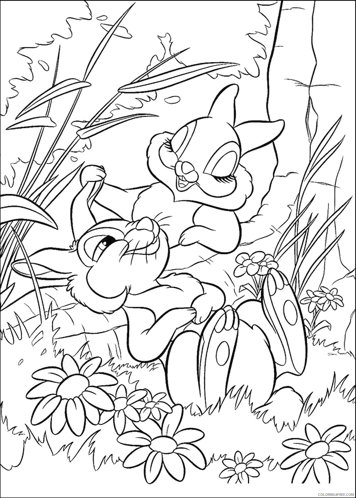 Bambi Coloring Pages Cartoons bambi_cl_31 Printable 2020 0957 Coloring4free