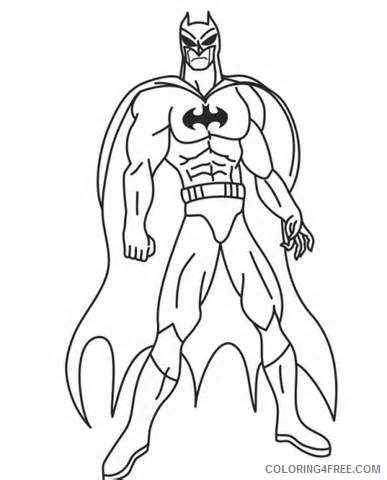 Batman Coloring Pages Superheroes Printable 2020 Coloring4free