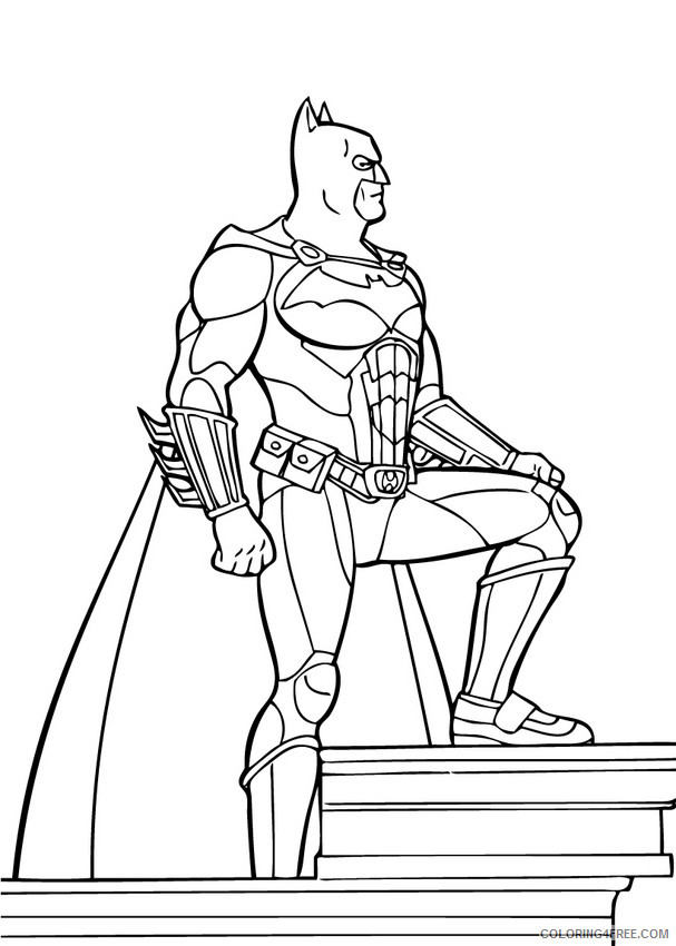 Batman Coloring Pages Superheroes Printable 2020 Coloring4free