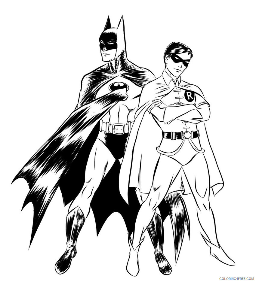 Batman Coloring Pages Superheroes Printable 2020 Coloring4free