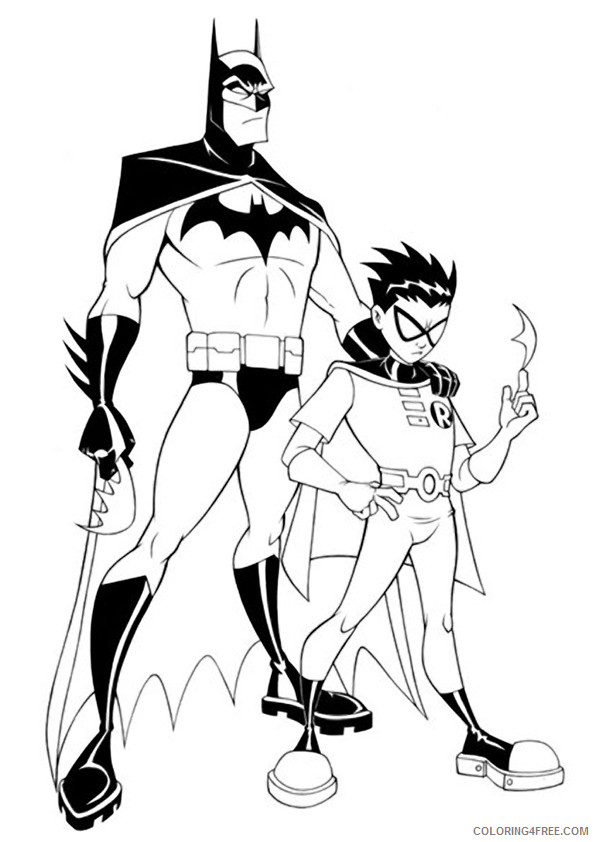 Batman Coloring Pages Superheroes Printable 2020 Coloring4free