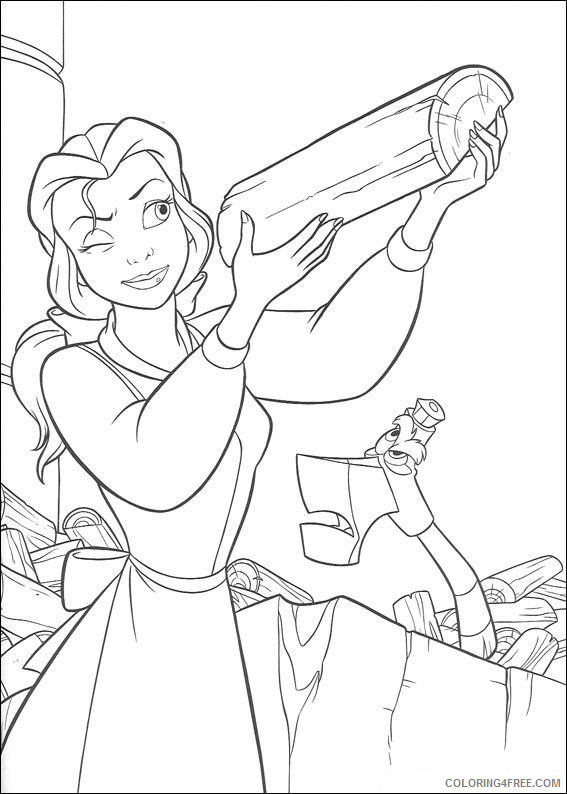 Beauty and the Beast Coloring Pages Cartoons Beauty and The Beast Photos Printable 2020 1115 Coloring4free