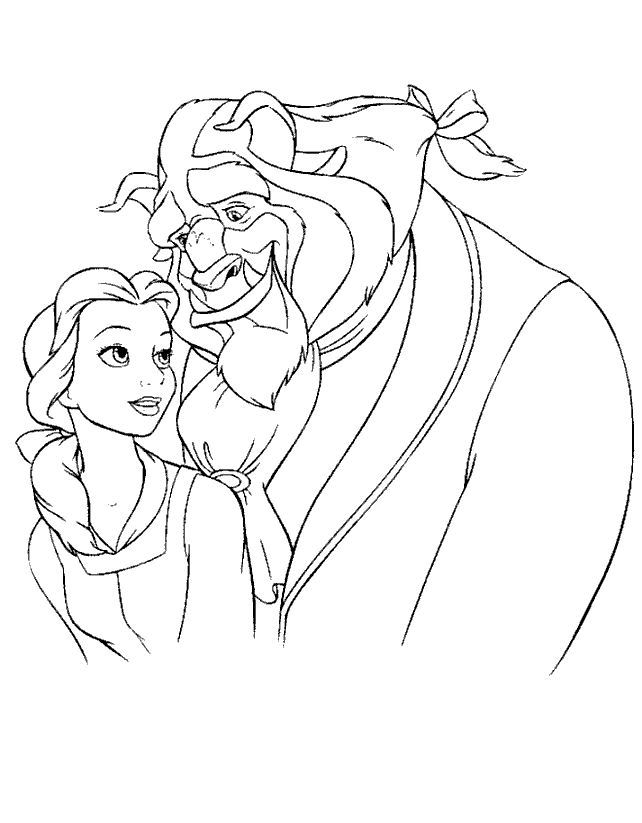 Beauty and the Beast Coloring Pages Cartoons Beauty and The Beast Printable 2020 1112 Coloring4free