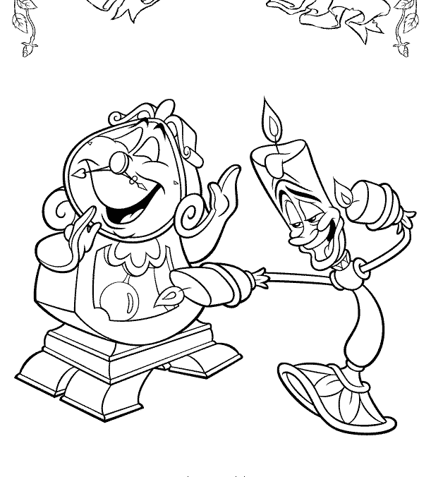 Beauty and the Beast Coloring Pages Cartoons Beauty and the Beast Pictures Printable 2020 1151 Coloring4free