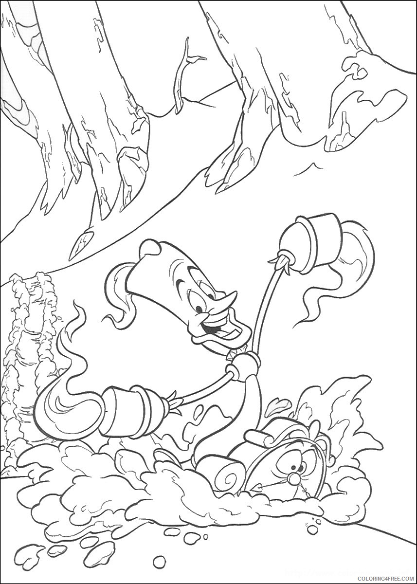 Beauty and the Beast Coloring Pages Cartoons the_beauty_beast_cl_17 Printable 2020 1189 Coloring4free