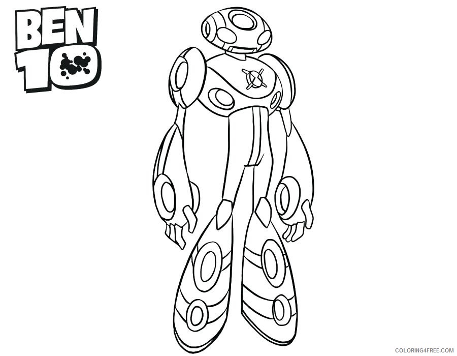 Ben 10 Coloring Pages Cartoons 1539397132_ben 10 alien force ultimate echo for free ben 10 pdf Printable 2020 1204 Coloring4free