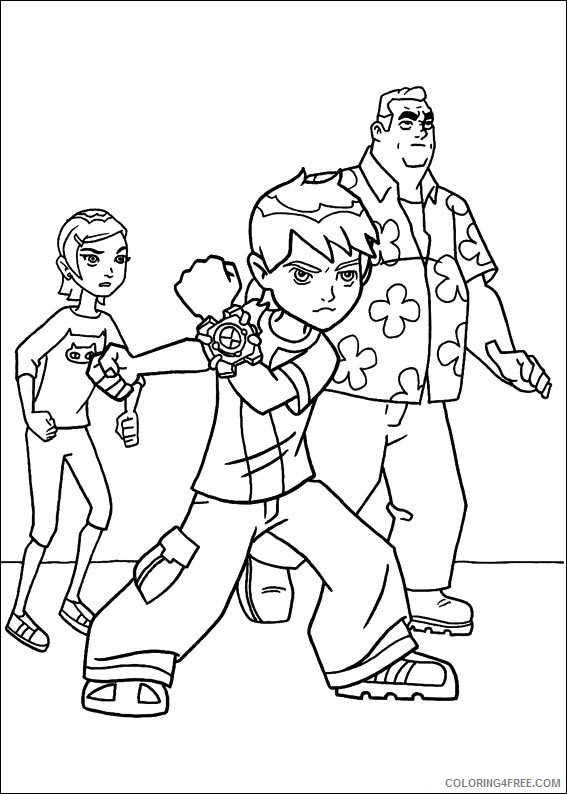 Ben 10 Coloring Pages Cartoons Ben 10 Pictures Printable 2020 1292 Coloring4free