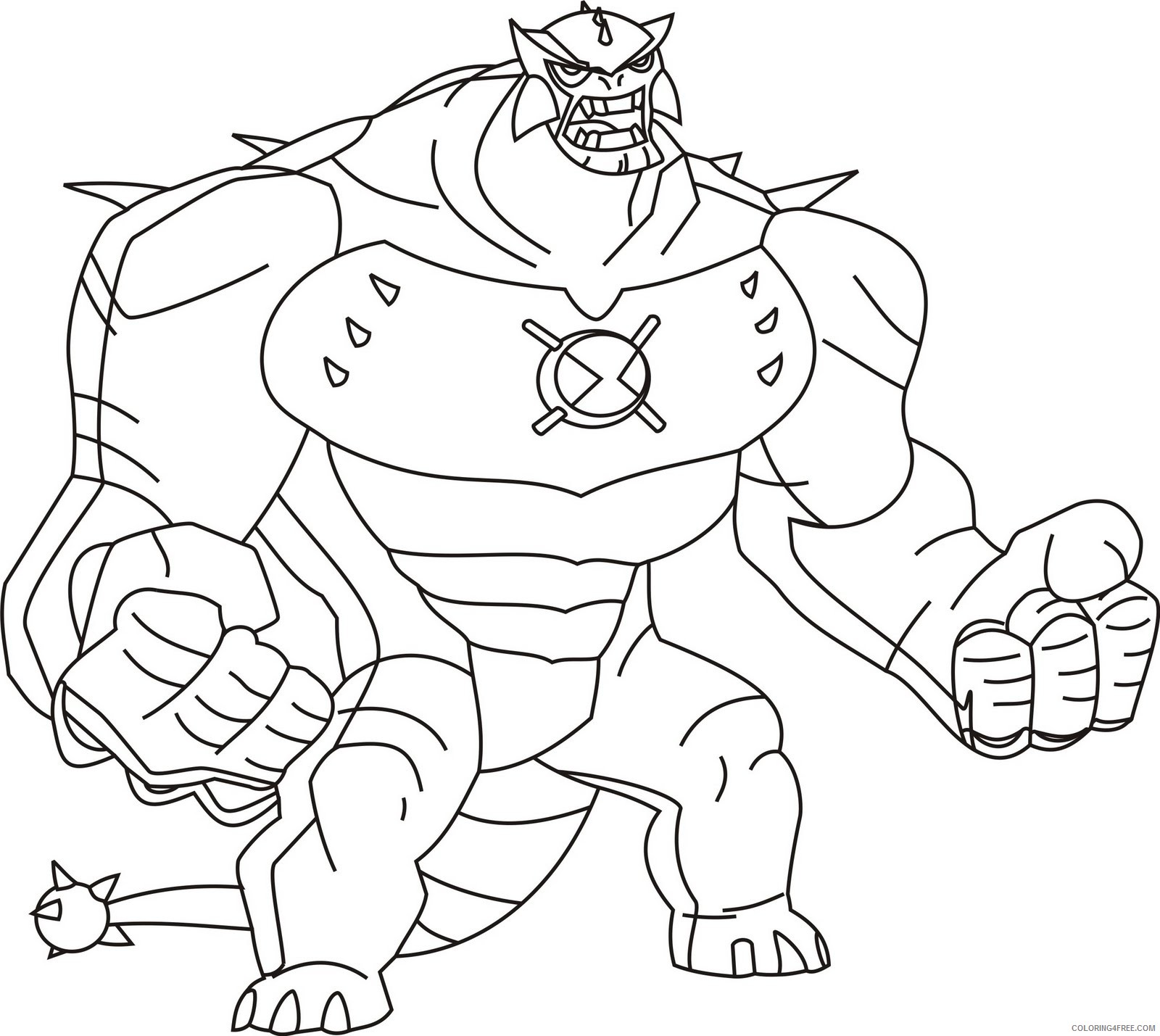 Ben 10 Coloring Pages Cartoons Ben 10 Pictures Printable 2020 1294 Coloring4free