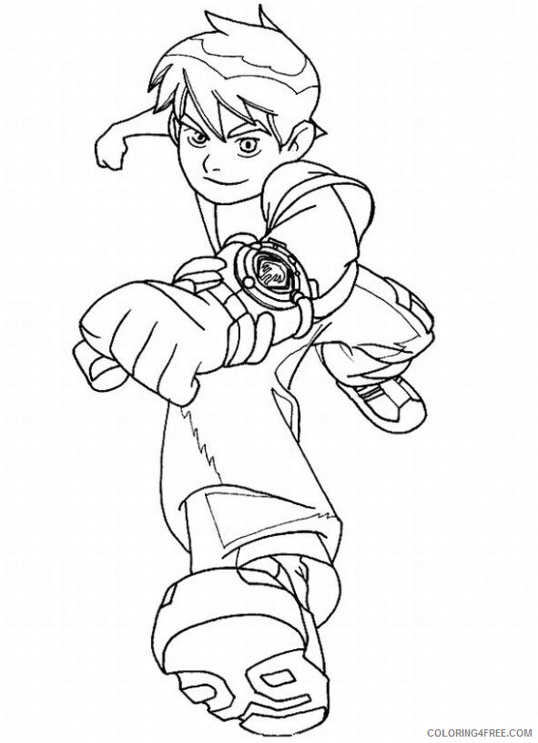 Ben 10 Coloring Pages Cartoons Ben 10 Printable 2020 1263 Coloring4free