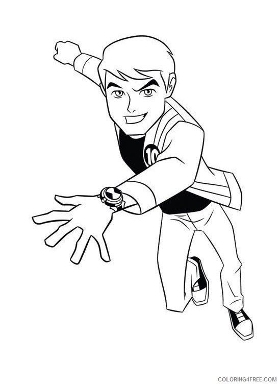 Ben 10 Coloring Pages Cartoons Ben 10 Sheets Free Printable 2020 1297 Coloring4free