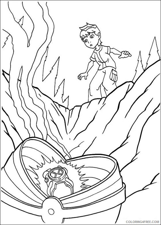 Ben 10 Coloring Pages Cartoons Ben 10 Sheets Printable 2020 1298 Coloring4free