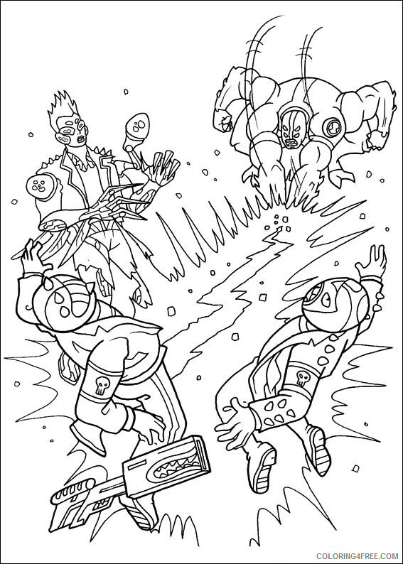 Ben 10 Coloring Pages Cartoons Free Ben 10 Ultimate Alien Printable 2020 1327 Coloring4free