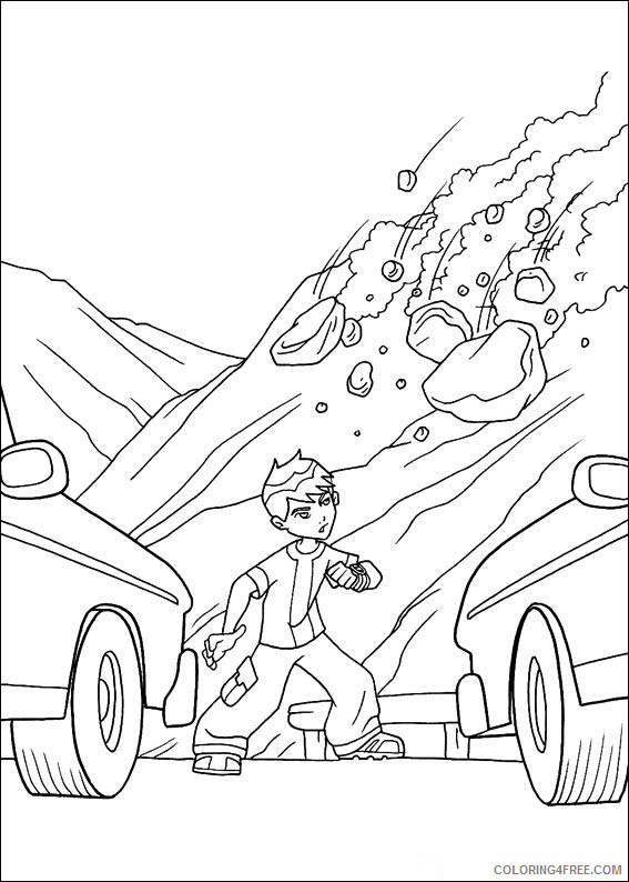 Ben 10 Coloring Pages Cartoons Free Online Ben 10 Printable 2020 1325 Coloring4free