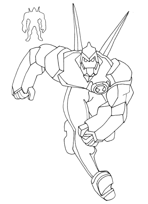 Ben 10 Coloring Pages Cartoons ben 10 12 Printable 2020 1267 Coloring4free