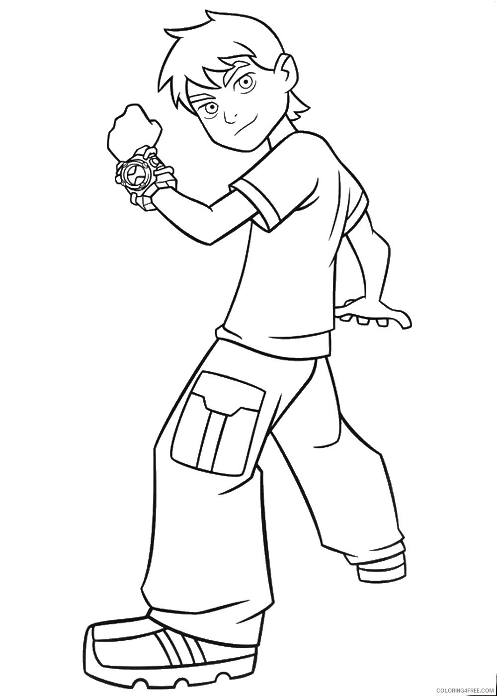 Ben 10 Coloring Pages Cartoons ben 10 15 Printable 2020 1212 Coloring4free