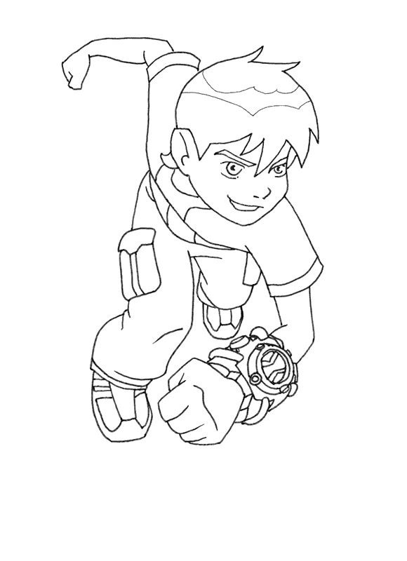 Ben 10 Coloring Pages Cartoons ben 10 15 Printable 2020 1272 Coloring4free