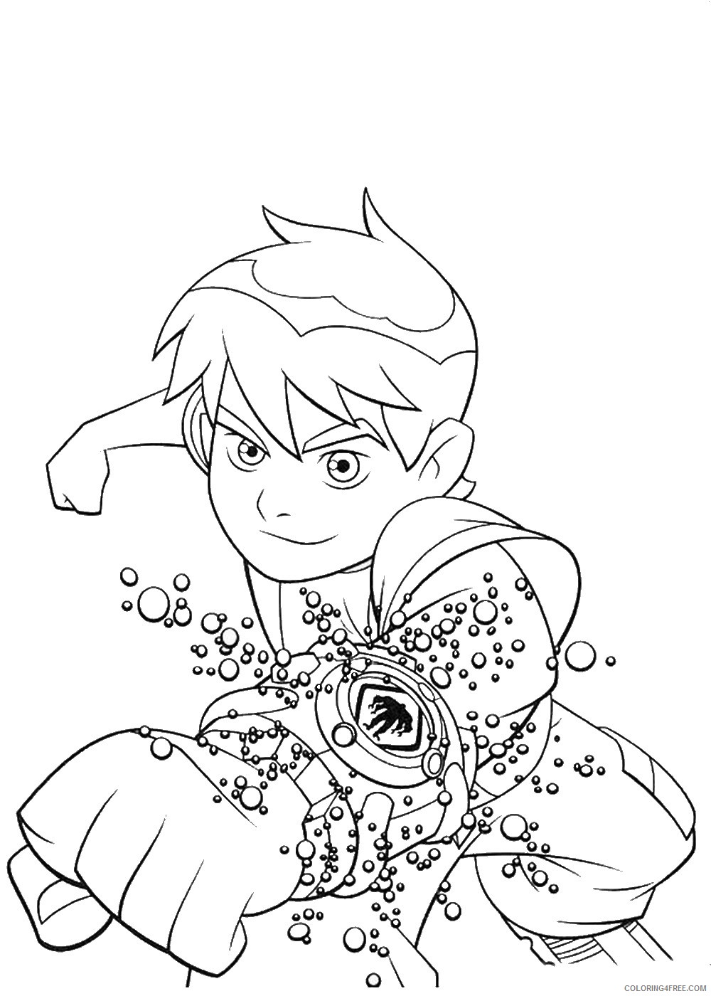 Ben 10 Coloring Pages Cartoons ben 10 16 Printable 2020 1213 Coloring4free